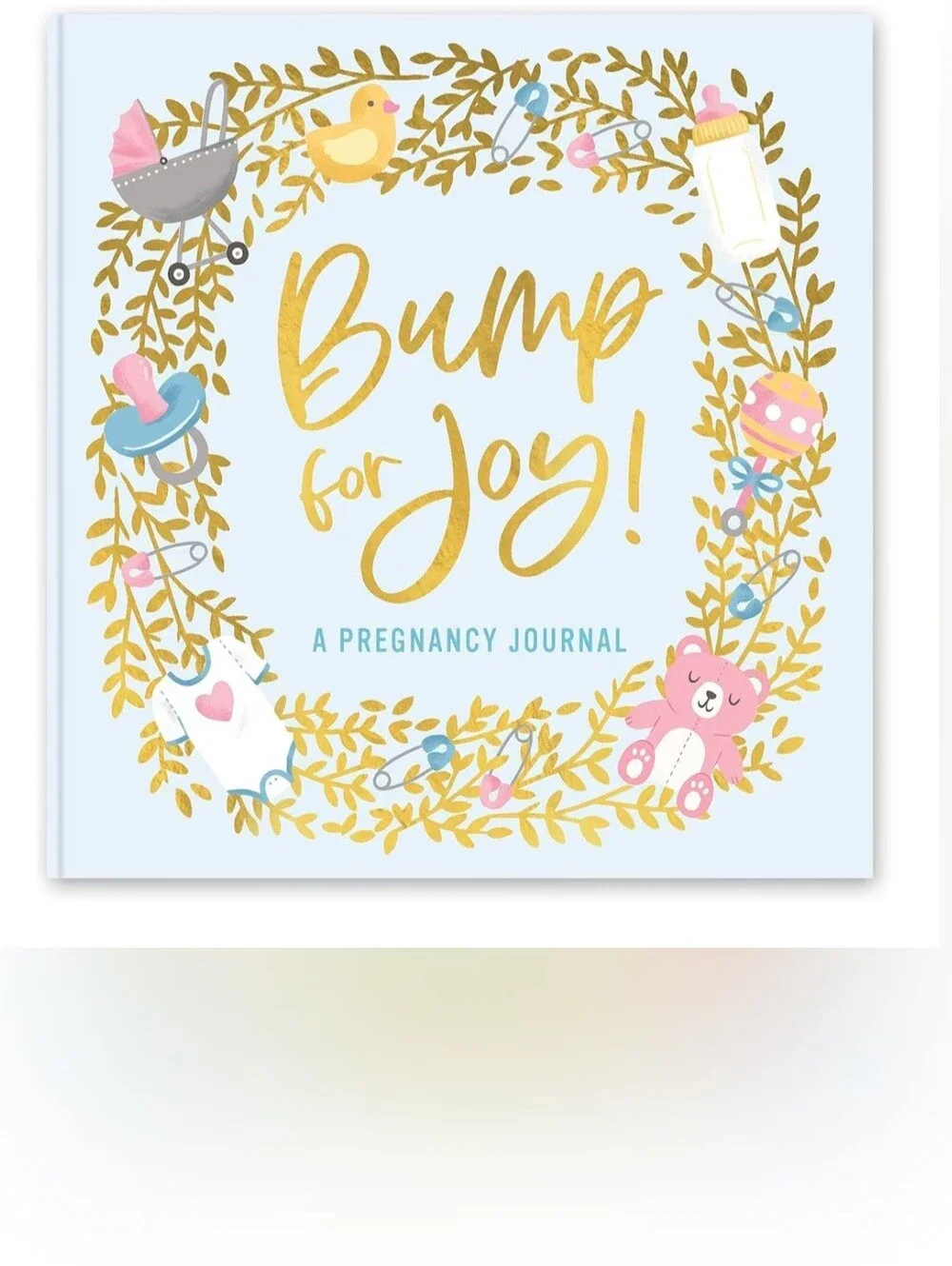 Bump for Joy! Pregnancy Journal - Blue & Pink